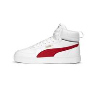 PUMA Mixte Caven Mid Basket, Blanc pour Tous Les Temps Rouge Noir Or, 44.5 EU
