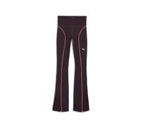 PUMA Mixte Cloudspun Hw Flare Pantalon Tricoté, Midnight Plum-Sunset Glow, XL EU