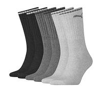 PUMA Mixte Crew Chaussettes,Anthracit / Gris,35-38
