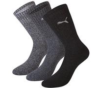 PUMA Mixte Crew Chaussettes de sport, Anthracite, 39-42 EU