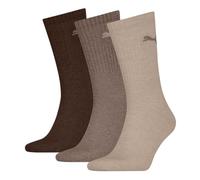 PUMA Mixte Crew Chaussettes, Marron, 35-38 EU