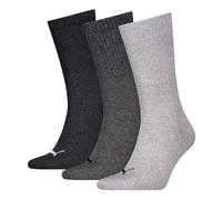 PUMA Mixte Cushioned Crew Sock, Gris Combo, 35-38 EU