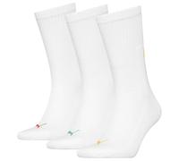 PUMA Cushioned Crew Sock, White Combo, 39/42 EU (Lot de 3) Mixte