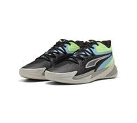 Puma Mixte Dagger Black Chaussures, Noir-Bright Aqua-Green Glare, 43 EU