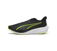 PUMA Mixte Darter Pro Chaussure de Course sur Route, Black-Yellow Alert White, 43 EU