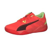 PUMA Mixte Eliminate Pro II Chaussure de Terrain intérieur, Red Blast Fast Yellow Black, 42.5 EU