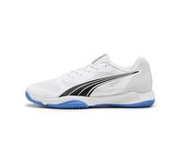 PUMA Mixte Eliminate Turbo Indoor Court Shoe, White-Bluemazing, 42.5 EU