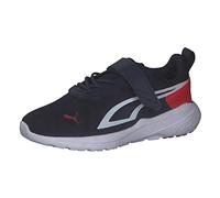 PUMA Mixte Enfant All-Day Active AC+ PS Basket, Peacoat Puma Blanc High Risk Rouge, 30 EU