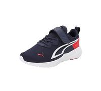 PUMA Mixte Enfant All-Day Active AC+ PS Basket, Peacoat Puma Blanc High Risk Rouge, 33 EU