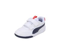 PUMA Mixte enfant Basket, Puma Blanc Caban Puma Red, 33 EU
