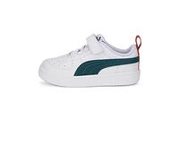 Chaussures Puma Rickie avec velcro blanc bleu vert bébé - 27