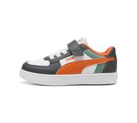 PUMA CAVEN 2.0 Block AC+ PS Basket, Green Moon-Maple Syrup White, 33 EU