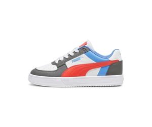 PUMA Mixte Enfant Caven 2.0 Block Jr, Cool Dark Gray Blue Skies Active Red, 38.5 EU