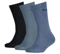 PUMA Mixte Enfant Crew Chaussettes, Bleu Marine, 27-30 EU