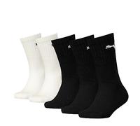 PUMA Mixte Enfant Crew Chaussettes, Noir / Blanc, 27-30 EU