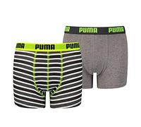 PUMA Mixte Enfant Everyday Striped Sous-vêtement, Jaune / Gris, 176 EU
