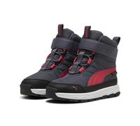 PUMA Mixte Enfant Evolve Boot Puretex AC+PS, Galactic Gray Tart Cherry Puma Black, 28 EU