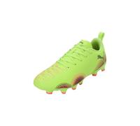 PUMA Future 8 Play FG/AG JR Chaussure de Football, Yellow Alert Black-Sun Struck, 38.5 EU