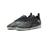 PUMA Mixte Enfant Future 8 Play It Jr, Puma Black Puma Silver Fluo Green, 36 EU