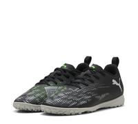 PUMA Mixte Enfant Future 8 Play Tt Jr, Puma Black Puma Silver Fluo Green, 38 EU