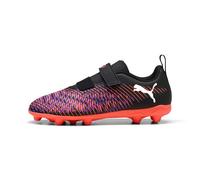 PUMA Mixte Enfant Future 8 Play V FG/AG Rb Jr, Puma Black Puma White Glowing Red, 36 EU