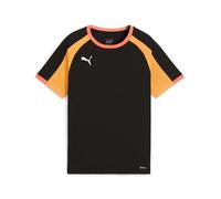 PUMA Mixte Enfant IndividualLIGAJersey Jr T-Shirts, Black-Heat Fire, 152