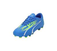 PUMA Mixte Enfant Play FG/AG Jr Chaussure de Football, Ultra Blue White Pro Green, 38 EU