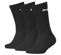PUMA Mixte enfant Puma Junior Socks (3 Pack) Chaussettes, Noir, 31-34 EU