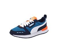 PUMA Mixte enfant Puma R78 Jr Basket, Caban Bleu et Blanc Mykonos, 36 EU