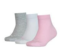 PUMA Mixte enfant Quarter Plain Chaussettes , Rose, 31-34