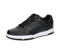PUMA Mixte enfant Rbd Game Low Jr Basket, Puma Black Puma Black Puma Team Gold Puma White, 38 EU