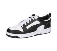 PUMA Mixte Enfant Rebound V6 Lo Jr, Puma White Puma Black, 38 EU