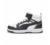 Puma Mixte Enfant Rebound V6 Mid AC+ PS, Puma White Puma Black Shadow Gray, 30 EU