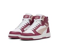PUMA Mixte Enfant Rebound V6 Mid Jr, Port Rose Quartz Puma White, 37 EU