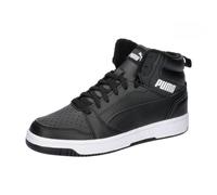 PUMA Mixte Enfant Rebound V6 Mid WTR Jr Shoes, Black White, 37 EU