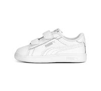 PUMA Mixte Enfant Smash 3.0 SD V PS Basket, Puma Blanc Cool Light Gris, 27 EU