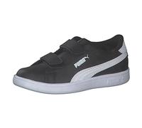 PUMA Mixte Enfant Smash 3.0 SD V PS Basket, Puma Noir Puma Blanc, 21 EU