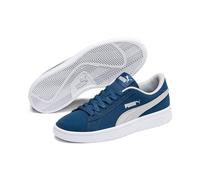 Puma Mixte Enfant Smash V2 Buck Jr Baskets, Bleu (Gibraltar Sea-High Rise White 10), 38 EU