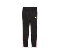 PUMA Mixte Enfant Teamliga D'entraînement Jr Pantalon Tricoté, Puma Noir-Soleil Stream, 140 EU