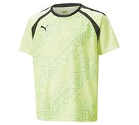 PUMA Mixte enfant Teamliga Graphic Jersey Jr Maillot de football, Fast Yellow-electric Peppermint, 152 EU