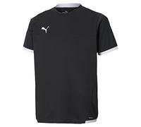 PUMA Mixte enfant Teamliga Jersey Jr Shirt, Puma Noir-puma Blanc, 140 EU