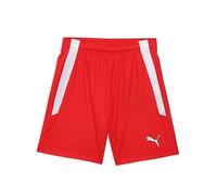 PUMA Mixte enfant Teamliga Jr Short d contract , Puma Rouge- Puma Blanc, 164 EU
