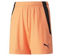 PUMA Mixte enfant Teamliga Jr Shorts, Noir Fluo Citron, 164 EU