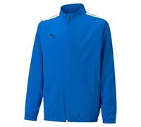 PUMA Mixte enfant Teamliga Sideline Jkt Jr veste, Bleu Électrique Limonade Blanc, 10 ans EU