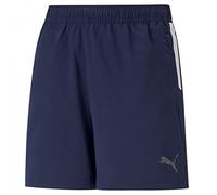 PUMA Mixte enfant Teamliga Sideline Jr Short d contract , Peacoat-puma Black-puma White, 140 EU