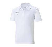 PUMA Mixte enfant Teamliga Sideline Polo Jr Shirt, Puma White-puma Black, 164 EU