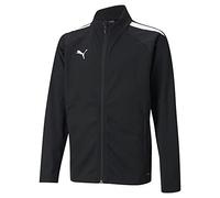 PUMA Mixte Enfant Teamliga Training Jacket Jr Veste De Survêtement, Noir (puma Blanc), 164 US- L EU