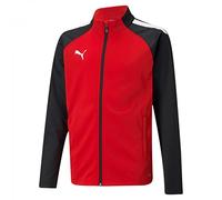 PUMA Mixte Enfant Teamliga Training Jacket Jr Veste De Survêtement, Rouge (Puma Red-puma Black), 140 US- S EU