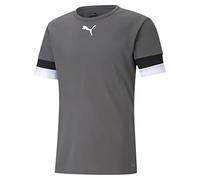 PUMA Mixte enfant Teamrise Jersey Jr Shirt, Smoked Pearl-puma Black-puma White, 128 EU