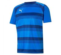 PUMA Mixte enfant Teamvision Jersey Jr Shirt, Electric Blue Lemonade-limoges-puma White, 140 EU